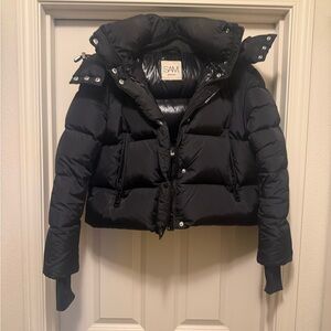 SAM. Midnight Black Quilted Jacket